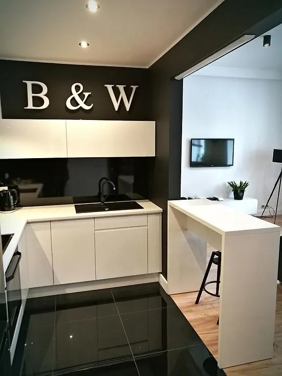Apartmán Black&White Apartment- Wierzbowa 5 Poznaň